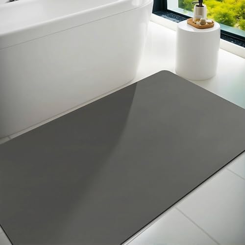 Dolic Badematte, Badevorleger, Gummi, rutschfest, dünn, saugfähig, schnelltrocknend, schmutzabweisend Vorleger für Badezimmerboden, Badewanne und Duschraum im Außenbereich Dolic Badematte, Badevorleger, Gummi, rutschfest, dünn, saugfähig, schnelltrocknend, schmutzabweisend Vorleger für Badezimmerboden, Badewanne und Duschraum im Außenbereich von Dolic
