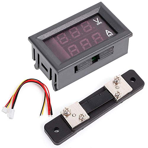 DollaTek 0.56 zoll Blau Rot Dual Led-anzeige Mini Digital Voltmeter Amperemeter DC 100V 50A Panel Amp Spannung Strom Meter Tester von DollaTek