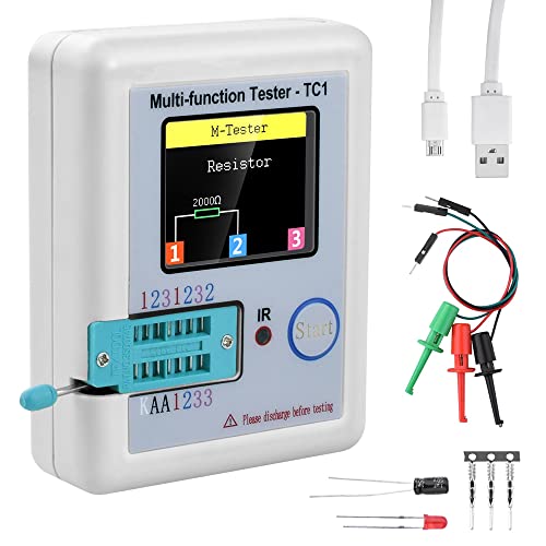 DollaTek 1.8inch Bunte Display Pocketable Multifunktionale TFT Hintergrundbeleuchtung Transistor LCR-TC1 Tester für Diode Triode Kondensator Widerstand Transistor LW21 DollaTek 1.8inch Bunte Display Pocketable Multifunktionale TFT Hintergrundbeleuchtung Transistor LCR-TC1 Tester für Diode Triode Kondensator Widerstand Transistor LW21 von DollaTek