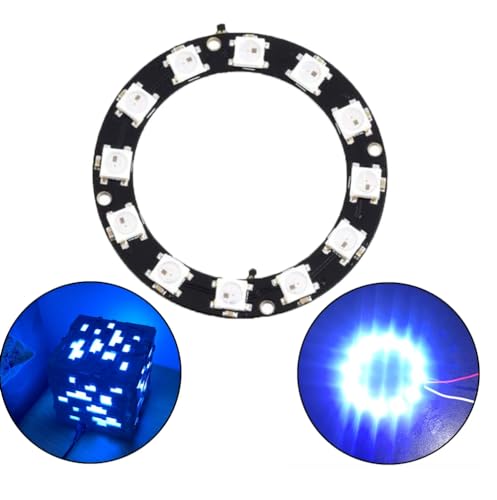 DollaTek 12 Bits WS2812 5050 RGB LED Ring Lampe Licht mit integrierten Treibern von DollaTek