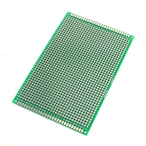 DollaTek 2PCS (8 x 12cm) Leiterplatten-Brett Universal Doppelseitiges Prototyping Breadboard Verkleidungs-Leiterplatte für DIY Löten von DollaTek