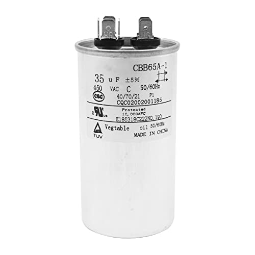 DollaTek 35uF CBB65 Kondensator Motor läuft für Klimaanlage 450VAC SH 40/70/21 50 / 60Hz von DollaTek