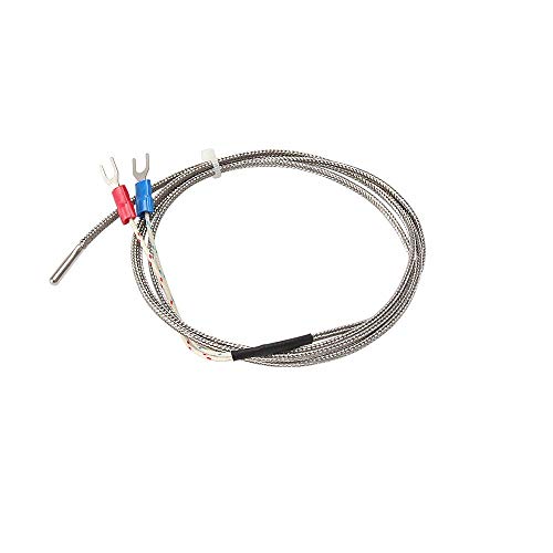 DollaTek 3pcs k Typ Temperatursensor 1m Kabel 3x10x1000mm 0-600 Grad Thermoelement für 3D-Drucker von DollaTek
