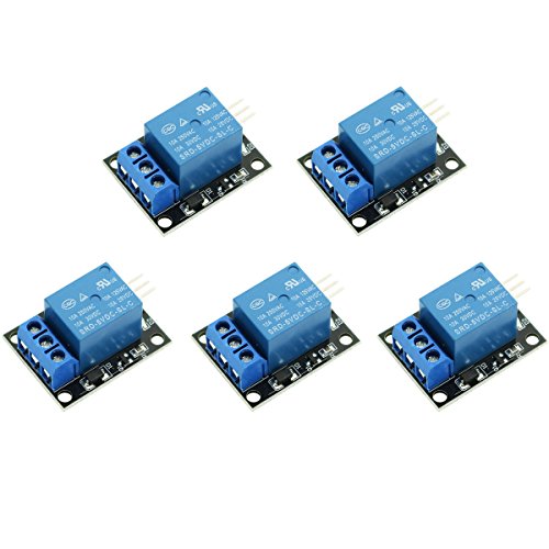 DollaTek 5PCS KY-019 5V Ein Kanal Relais Modul Board Shield Für PIC AVR DSP ARM für Arduino Relais von DollaTek