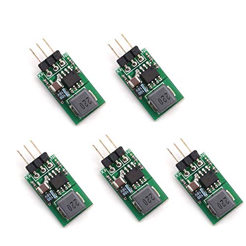 DollaTek 5Pcs 5V 1A Mini-Reglerblock mit drei Anschlüssen anstelle des LM7805 5.5~32V-Eingangs von DollaTek