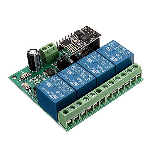 DollaTek 5V SP8266 Vierkanal Wifi Relais IOT Smart Home Handy APP Fernbedienung von DollaTek