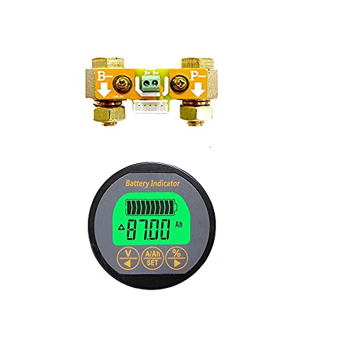 DollaTek 8-80V 350A Batteriestrom Voltmeter LCD-Anzeige Digitaler Tester Monitor für Auto Auto/Motorboot/Wohnwagen etc. von DollaTek
