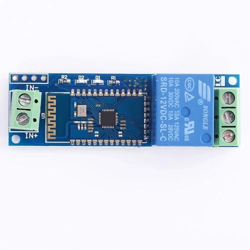 DollaTek Bluetooth Relais Modul Handy Bluetooth Fernbedienung Schalter iot bluetooth - 12V von DollaTek