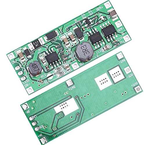 DollaTek DC-USV 5V-12V bis 12V 1A Unterbrechungsfreies Lademodul 18650 Lithium-Batterie-Boost Step Up Spannungswandlerplatine von DollaTek