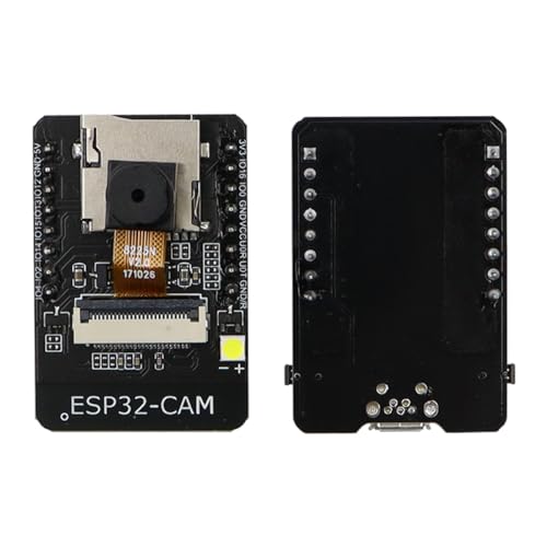 DollaTek ESP32 CAM Entwicklungsplatine 8MB WiFi Bluetooth Entwicklungsplatine DC 5V Dual Core Entwicklungsplatine mit OV2640 Kamera TF Kartenmodul Micro USB Anschluss kompatibel für Arduino DollaTek ESP32 CAM Entwicklungsplatine 8MB WiFi Bluetooth Entwicklungsplatine DC 5V Dual Core Entwicklungsplatine mit OV2640 Kamera TF Kartenmodul Micro USB Anschluss kompatibel für Arduino von DollaTek