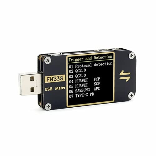 DollaTek FNB38 Stromspannungsmessgerät USB Tester QC4+ PD3.0 2.0 PPS Schnellladeprotokoll Kapazität Tester 5A 5V / 12V / 24V DollaTek FNB38 Stromspannungsmessgerät USB Tester QC4+ PD3.0 2.0 PPS Schnellladeprotokoll Kapazität Tester 5A 5V / 12V / 24V von DollaTek