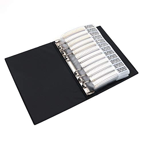 DollaTek Kondensator 0603 (0.5pF-2.2uF) 90 Wert x 50pcs = 4500pcs SMD SMT Kondensator kombiniert Beispiel Buch Kit von DollaTek