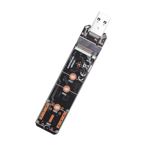DollaTek M.2 USB Adapter Nvme zu USB Adapter Tragbare SSD 10 Gbit/s USB 3.2 Gen 2 Bridge Chip M.2 Nvme USB Adapter DollaTek M.2 USB Adapter Nvme zu USB Adapter Tragbare SSD 10 Gbit/s USB 3.2 Gen 2 Bridge Chip M.2 Nvme USB Adapter von DollaTek