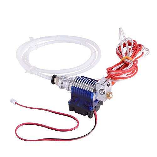 DollaTek Metall J-Kopf V6 Heiße Ender für 3D Drucker 1.75mm Filament Bowden Extruder 0.4mm Düse Kossel Mini Prusa i3 von DollaTek