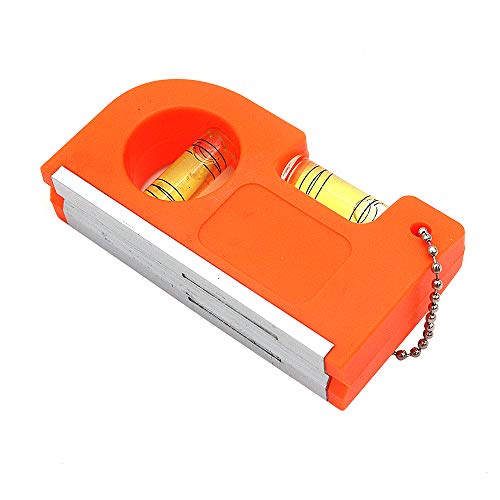 DollaTek Mini Reißverschluss Wasserwaage Hängende Schnalle mit Kettenwaage Magnetisches Ausgleichslineal aus Aluminiumlegierung DollaTek Mini Reißverschluss Wasserwaage Hängende Schnalle mit Kettenwaage Magnetisches Ausgleichslineal aus Aluminiumlegierung von DollaTek