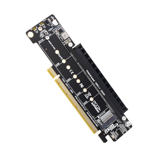 DollaTek Pcie M.2 Adapter DIY Nvme Pcie Adapter Doppelseitige Unterstützung 2230 22110 Nvme SDD NVME SATA Erweiterungskarte M.2 NVME SFF 8639 Karte mit PCIE X16 Signalsteckplatz von DollaTek