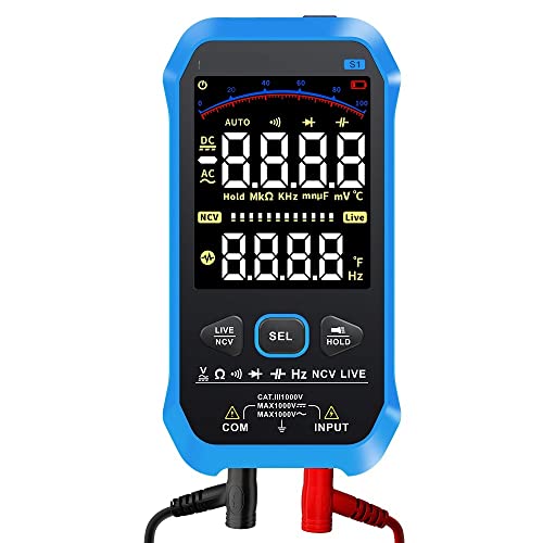 DollaTek S1 Smart Digital Multimeter 9999counts AC DC Spannung Widerstand Kapazität Diode NCV Hz Live Wire Farbdisplay Tester DollaTek S1 Smart Digital Multimeter 9999counts AC DC Spannung Widerstand Kapazität Diode NCV Hz Live Wire Farbdisplay Tester von DollaTek