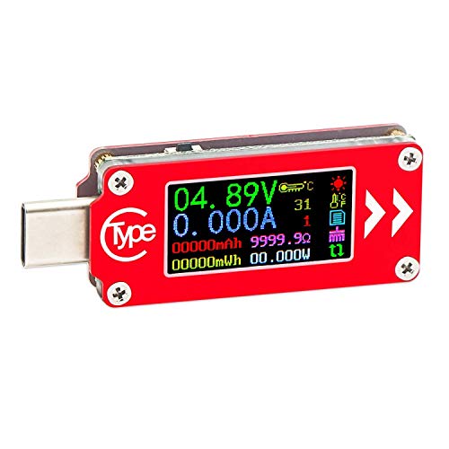 DollaTek TC64 Typ C Farbe LCD-Anzeige USB Voltmeter Amperemeter Spannung Stromzähler Multimeter Batterie PD Aufladen Power Bank USB Tester DollaTek TC64 Typ C Farbe LCD-Anzeige USB Voltmeter Amperemeter Spannung Stromzähler Multimeter Batterie PD Aufladen Power Bank USB Tester von DollaTek