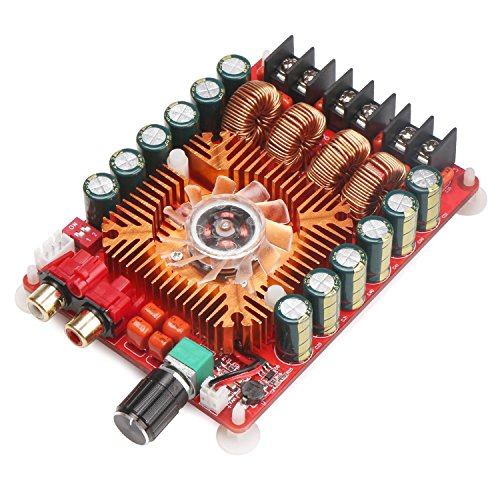 DollaTek TDA7498E 2x160W Dual Channel Audio Verstärker-Brett, Unterstützung BTL-Modus 1X220W Single Channel, DC 24V Digital Stereo Power Amp Modul für Auto-Träger-Computer-Lautsprecher DIY von DollaTek