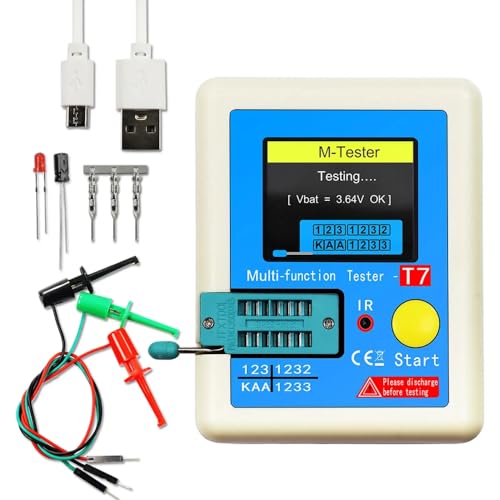 DollaTek Transistor-Tester Multifunktions TFT Diode Triode Kapazität Tester LCR ESR NPN PNP MOSFET IR DollaTek Transistor-Tester Multifunktions TFT Diode Triode Kapazität Tester LCR ESR NPN PNP MOSFET IR von DollaTek