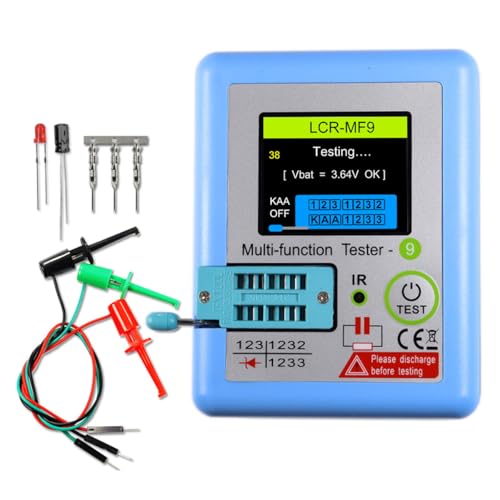 DollaTek Transistortester MF9 Transistortester TFT Diode Transistor Widerstandsmessgerät NPN PNP Multimeter DollaTek Transistortester MF9 Transistortester TFT Diode Transistor Widerstandsmessgerät NPN PNP Multimeter von DollaTek