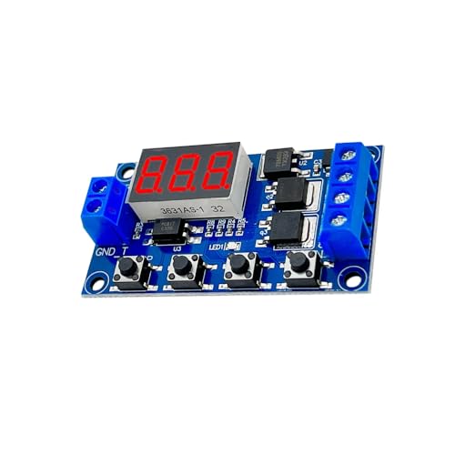 DollaTek Trigger Cycle Timer Delay Switch Circuit Dual MOS Tube Control Board DC 24V / 12V Relaismodul ersetzen DollaTek Trigger Cycle Timer Delay Switch Circuit Dual MOS Tube Control Board DC 24V / 12V Relaismodul ersetzen von DollaTek