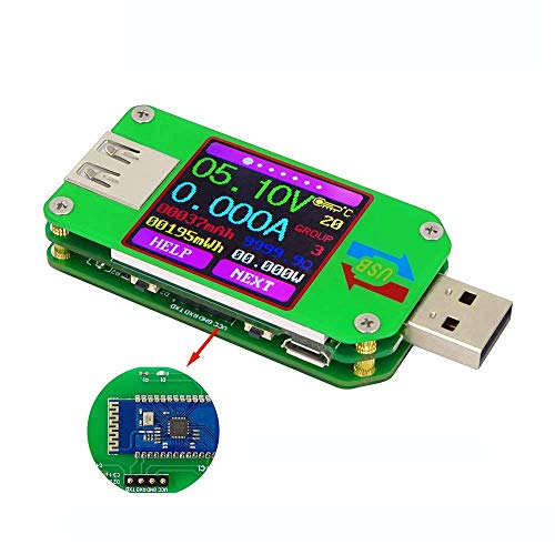 DollaTek UM24C USB 2.0 Leistungsmesser-Tester USB-Multimeter Farbe LCD-Anzeige Spannung Stromzähler Voltmeter Batterieladung Messen Sie den Kabelwiderstand mit Bluetooth DollaTek UM24C USB 2.0 Leistungsmesser-Tester USB-Multimeter Farbe LCD-Anzeige Spannung Stromzähler Voltmeter Batterieladung Messen Sie den Kabelwiderstand mit Bluetooth von DollaTek