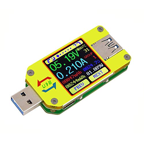 DollaTek UM34C USB Meter Tester Spannung Strom Bluetooth Ladegerät Voltmeter Amperemeter Multimeter Tester von DollaTek
