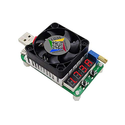DollaTek USB-Ladetester Elektronisches Lasttester Widerstandsmodul 35W LD35 USB-Schnittstelle Entladen Einstellbare Temperatur mit Lüfter DollaTek USB-Ladetester Elektronisches Lasttester Widerstandsmodul 35W LD35 USB-Schnittstelle Entladen Einstellbare Temperatur mit Lüfter von DollaTek