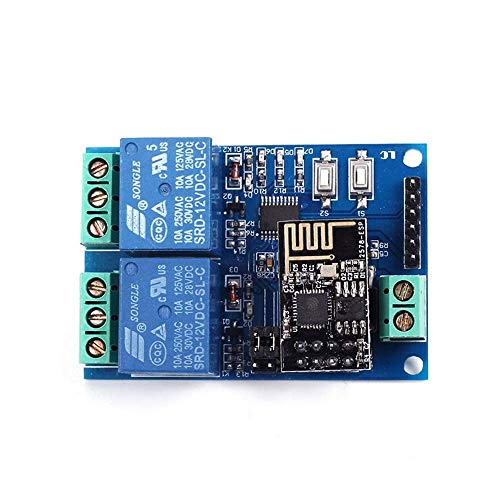 DollaTek WIFI Relaismodul ESP8266 IOT APP Controller 2-Kanal für Smart Home 12V DollaTek WIFI Relaismodul ESP8266 IOT APP Controller 2-Kanal für Smart Home 12V von DollaTek