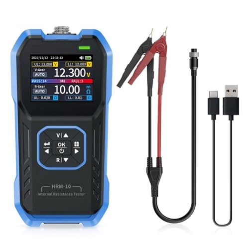 DollaTek Widerstandstester Hochpräziser Innenwiderstandstester Lithiumbatterie-Innenwiderstandsmessgerät 0 V-± 100 V 0-200 Ω von DollaTek
