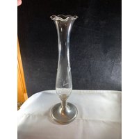 Empire-Zinn Und Geätztes Glas Vase Mit Schöner Geschenkbox von Dollars4ServiceDogs