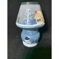 Feine Keramik Handbemalte Weihnachten Teelicht Vintage Neu in Der Originalverpackung von Dollars4ServiceDogs