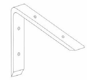 Dolle Konsole Thor 240 x 290 x 30 mm von Dolle Wohnregale