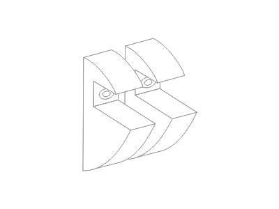 Dolle Polyclip-Set 2er Pack, transparent, 8 mm Dolle Polyclip-Set 2er Pack, transparent, 8 mm von Dolle Wohnregale