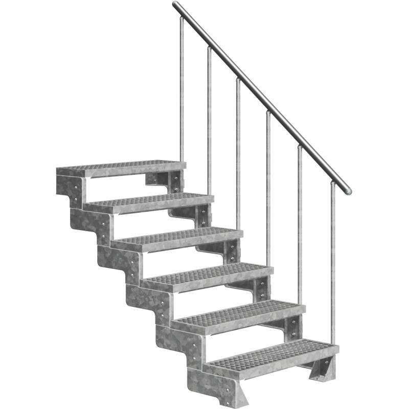 Dolle Außentreppe Gardentop 6 Gitterroststufen 100 cm inkl. Geländer Dolle Außentreppe Gardentop 6 Gitterroststufen 100 cm inkl. Geländer von DOLLE