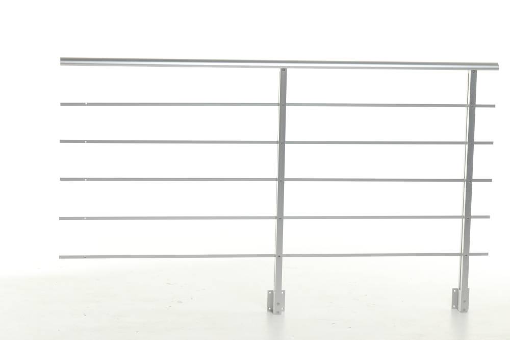 Dolle Geländer-Set PAB 91 - für seitliche Montage Ergänzungsset aus Aluminium für Treppen und Balkon (Innen und Außen) von Dolle