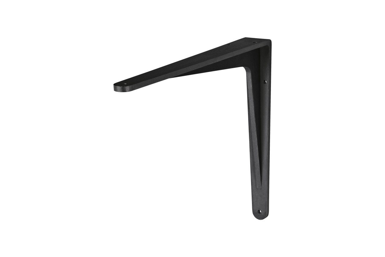 Dolle Wandregalhalter Dolle Regalträger Herakles 24 x 19 cm schwarz von Dolle