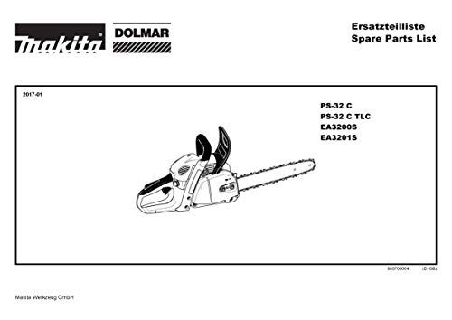 Dolmar 181213230-8435, Kettenspannschraube, Original Ersatzteil für Dolmar PS-32 C von Dolmar