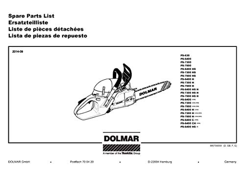 Dolmar 38153570-2276 Reparatur-Satz Drosselwelle KA11013, Original Ersatzteil PS-7900 von Dolmar