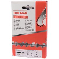 Dolmar - 528099772 S-70 Kettensägenkette 20'/50 cm • 72 Glieder • 3/8' • 1,5 mm Dolmar - 528099772 S-70 Kettensägenkette 20'/50 cm • 72 Glieder • 3/8' • 1,5 mm von Dolmar