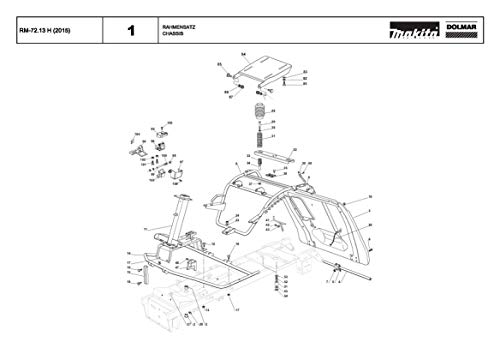 Dolmar 664110267-7436 Pedalgummi, Original Ersatzteil RM-72.13 H von Dolmar