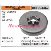 Ritzel DOLMAR Kettensägenmotor 116 120 120 SUPER .3/8' Zähne 7 004462 von Dolmar