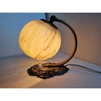Art Deco 30Er 40Er Jahre Lampje Tafellampeje Tafel - Von Bedlampje Nachtkastje Lampen Tafellampe von DolmenAntiqueTiles