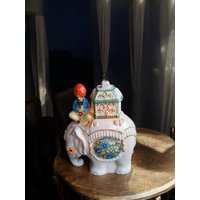 Elefant Weihrauch Parfümlampe, Ca 1930, Objekt. Sehr Guter Funktionierender Zustand, Inkl Glühbirne, Antike Parfumlampe von DolmenAntiqueTiles