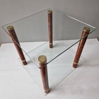 Https//Www.etsy.com/De/Listing/721160659/Eric-Maville-studio-Silva-Imitat-Faux-Schildpatt-Lackiertes-Beistelltischglas?ref=Shop_Home_Active_2 von DolmenAntiqueTiles