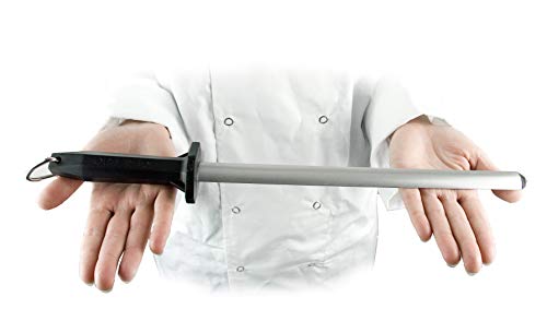30,5 cm Diamant-Wetzstahl Deluxe Professional Grade by DOLOMITEN INOX. von Dolomiten Inox Hand sharpened by professionals