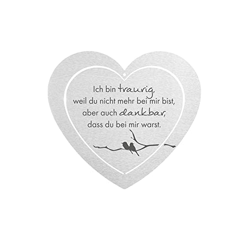 Dolorino Grabherz aus Edelstahl | wetterfest | mit Spruch Ich Bin traurig| ca. 17x15cm Dolorino Grabherz aus Edelstahl | wetterfest | mit Spruch Ich Bin traurig| ca. 17x15cm von Dolorino