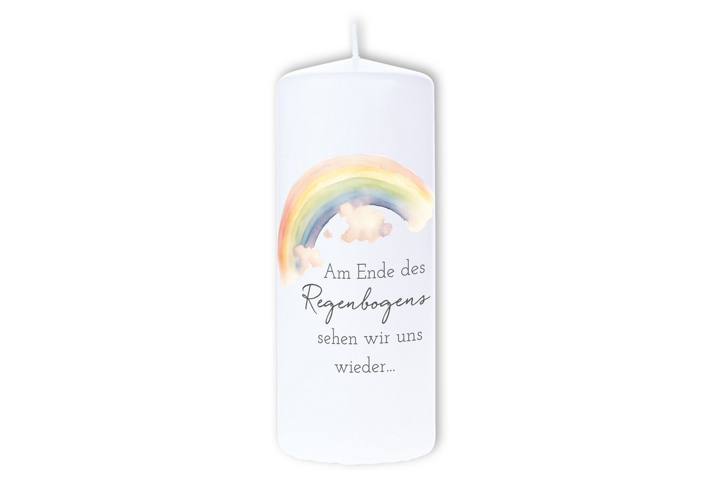 Dolorino Stumpenkerze Trauerkerze "Am Ende des Regenbogens" 200x80 Dolorino Stumpenkerze Trauerkerze "Am Ende des Regenbogens" 200x80 von Dolorino