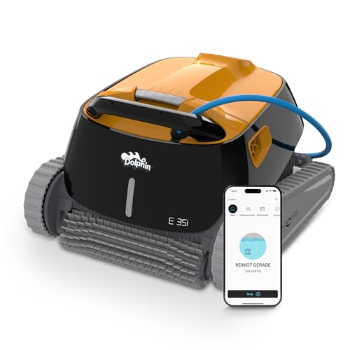 Dolphin E35i Automatischer Poolreiniger Poolroboter mit Kabel - Boden und Wandreinigung - Energieeinsparung, Eingelassene Pools bis zu 12 m von Dolphin